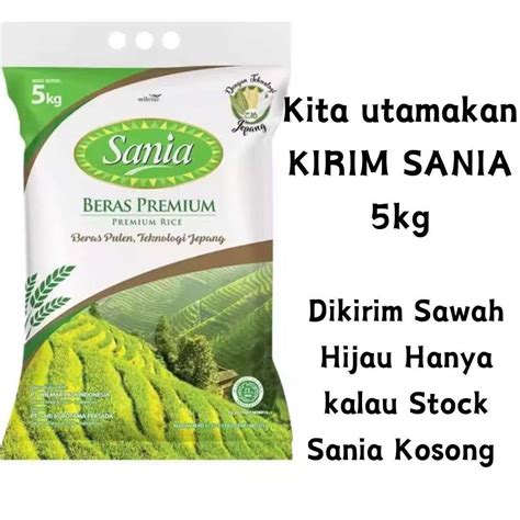 Beras Kemasan 1KG Cap OPUNG 3Kg Opung 5Kg Sania 5KG Beras REPACK Dan