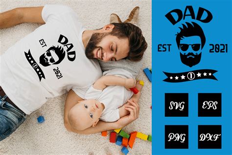 Dad Established Fathers Day Svg Dad Est Graphic By Elenadigitaldesign