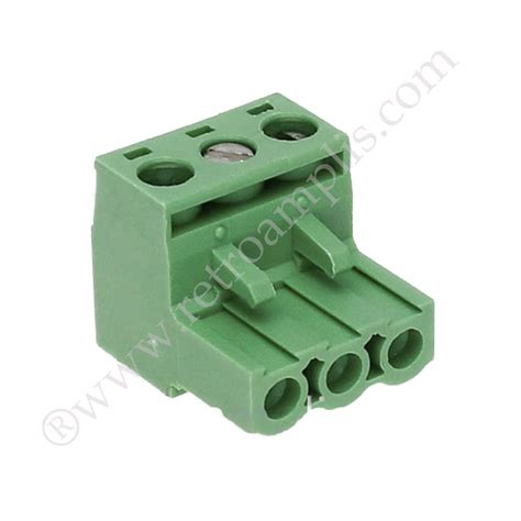 detachable   terminal block mm pitch retroamplis