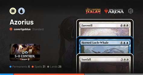 Standard Azorius Deck By Covertgoblue Mtg Arena Decks