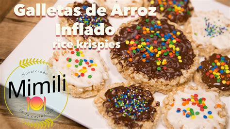 Galletas De Arroz Inflado Con Chocolate Receta Rice Krispies