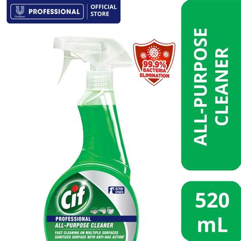 Cif Pro Antibacterial Spray All Purpose 520ml Lazada Ph