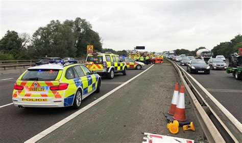 M6 Traffic Latest M6 Closed Today As Huge Crash Causes Motorway Mayhem