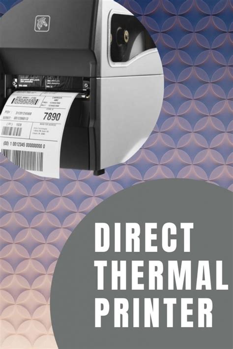 How Does A Thermal Printer Work Tds Office