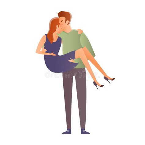 Arms Carrying His Man Woman Stock Illustrations 75 Arms Carrying His