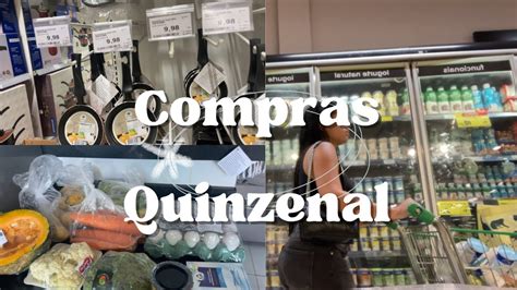 Compras Quinzenal Morando Sozinha Youtube