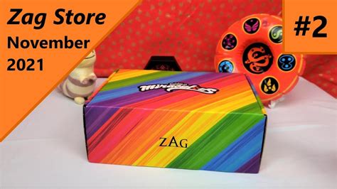 Unboxing Miraculous Ladybug Zag Store Box 2 November 2021 YouTube