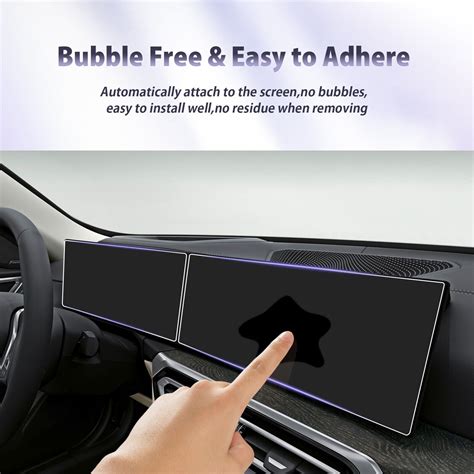 Ruiya Car Touchscreen Protector Pcs Pet Film Inch For Bmw