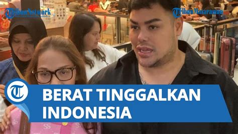 Meski Berat Tinggalkan Indonesia Diantar Ivan Gunawan Bunda Corla