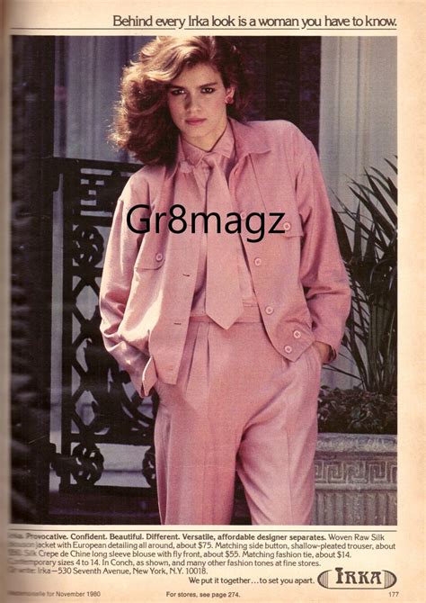 Rare Gia Carangi Vintage Fashion Print Ad Advertisement From - Etsy