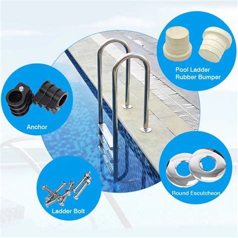 Equipement Piscine Kit De Remplacement Pour Chelle De Piscine Boulons