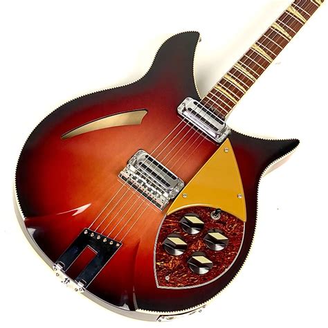 Rickenbacker Capri 1961 Cherry Sunburst Re Finish W Hsc Reverb