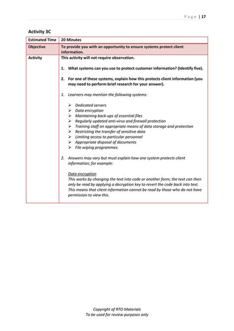 Rto Materials Chcleg Case Study Assessor Workbook V Page