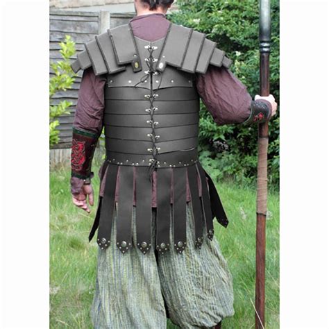 Medieval Roman Gladiator Warrior Pu Leather Body Shoulder Armor Viking