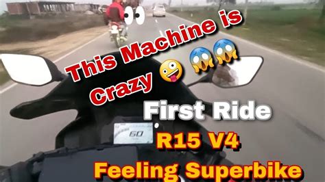 Yamaha R15 V4 Frist Ride Impression Ridding 155 CC Rockets