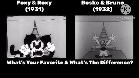 Smile Darn Ya Smile 1931 And Bosko And Bruno 1932 Comparison What’s Are The Differences