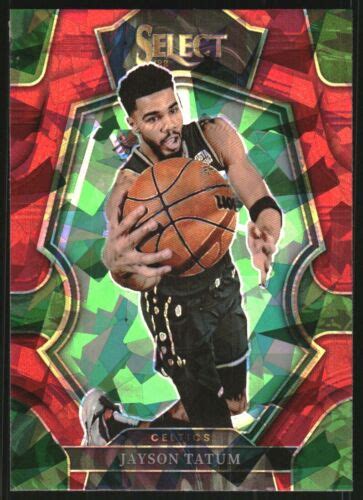 Select Prizms Red Cracked Ice Jayson Tatum Ebay