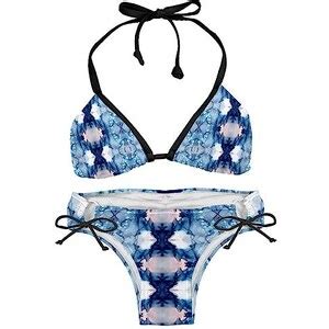 Suojapuku Bikini Da Donna Costume Da Bagno A Due Pezzi Marmo Acquerello