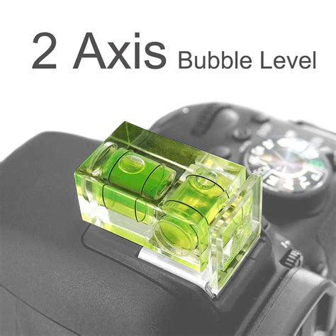 SLR 2 Axis Hotshoe Bubble Level Hot Shoe Cover For Fujifilm Pentax DSLR