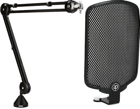 Rode Psa Desk Mounted Broadcast Microphone Boom Arm Bundle Reverb