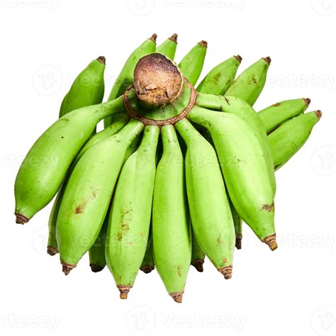 Green banana, raw banana transparent background 13793179 PNG