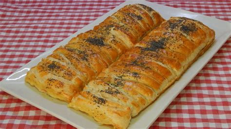 Trenzas De Hojaldre Rellenas De Jam N Y Queso Receta F Cil Y R Pida