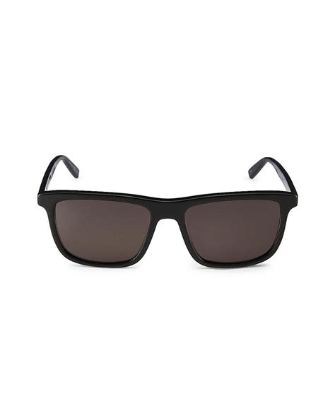 Saint Laurent Classic 56mm Rectangular Sunglasses In Black For Men Lyst