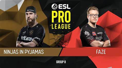 CS GO FaZe Vs NiP Mirage Map 1 Group B ESL Pro League Season 9