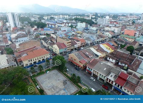 Aerial View of Ipoh Old Town Editorial Photography - Image of ...