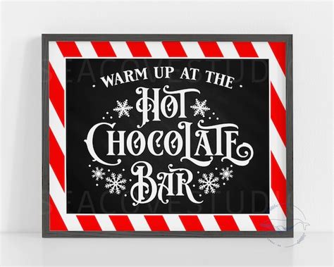 Free Printable Hot Cocoa Bar Sign