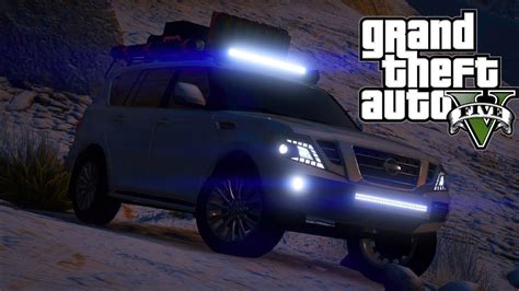 Nissan Patrol Platinum Off Road Review Grand Theft Auto V Gta Mod