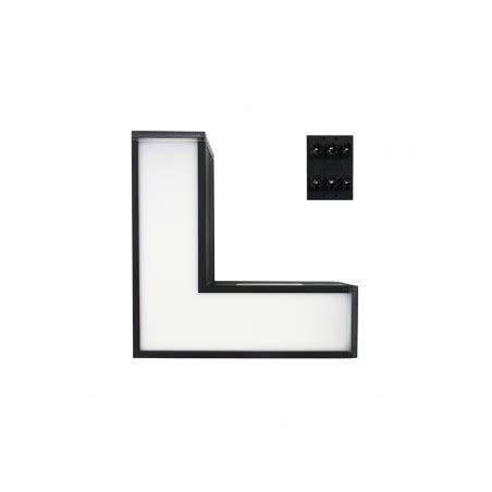 LC83NL LÁMPARA COLGAR 8W 4K CINTA LED 0 45X0 60CM NEGRA DERIVACIÓN EN