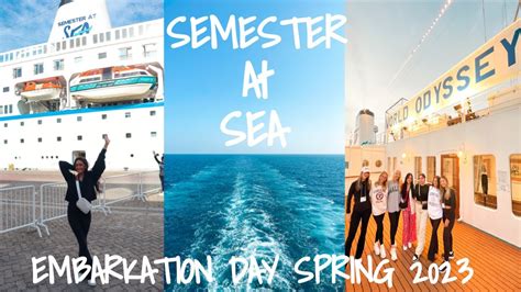 Embarkation Day Semester At Sea Spring 2023 Youtube