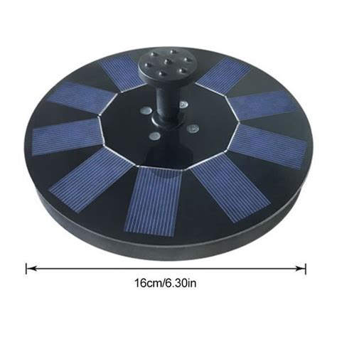 Fontaine à pompe solaire 200L H 5V 1 4W XUNI178 Bleu Cdiscount Jardin