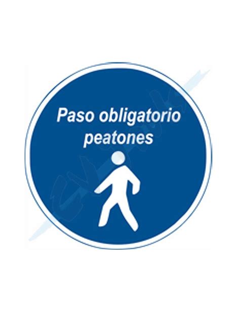 Adhesivo Pisable Paso Obligatorio Peatones 40 Cm