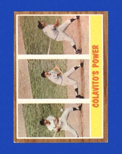 Topps Set Break Rocky Colavito Ia Vg Vgex Gmcards Ebay