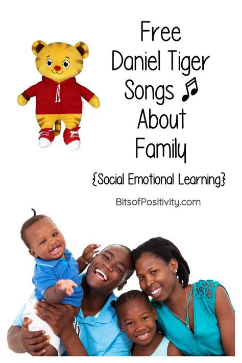 Free Daniel Tiger Songs About Family {Social Emotional Learning} - Bits ...