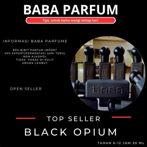 Jual Baba Parfum Aroma Black Opium Rekomendasi Parfum Cowok Cewek