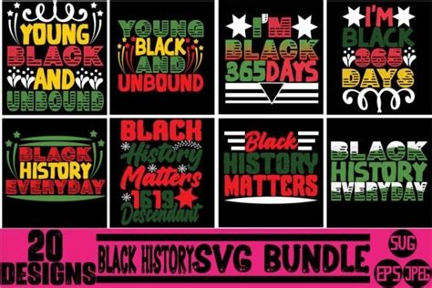 Black History SVG Bundle Bundle · Creative Fabrica