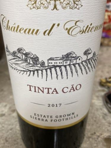 Château d Estienne Tinta Cão Vivino France