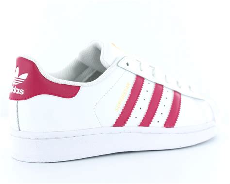 Adidas Superstar Femme Blanc Rose