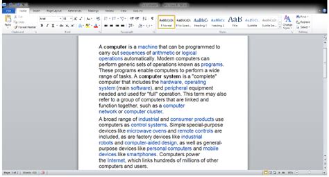 Insert Text In Ms Word Geeksforgeeks