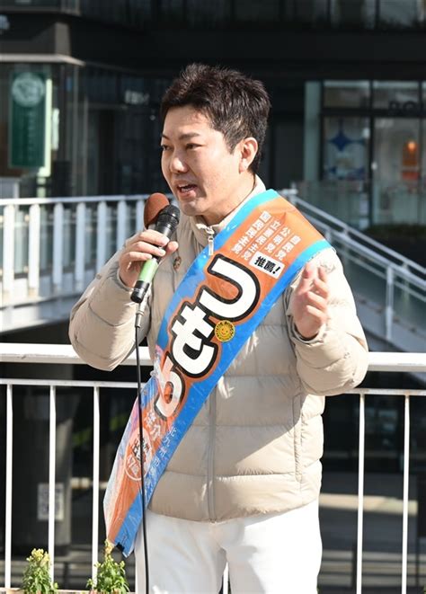 津森洋介氏 北九州市長選、きょう投開票 新人4氏が最後の訴え 写真・画像36｜【西日本新聞me】