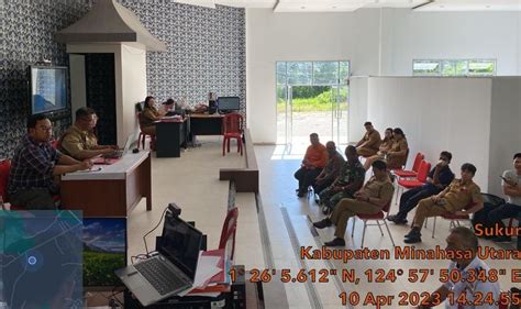 Bnpb Dan Pemkab Minut Gelar Rakor Penyusunan Rencana Kontigensi Gempa