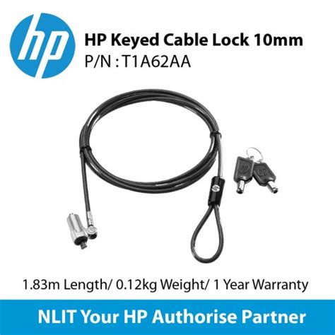 Hp Keyed Cable Lock 10mm