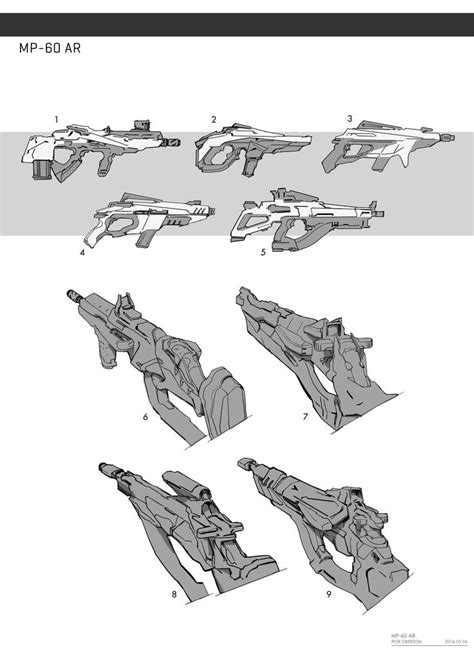 Artstation First Person Shooter Weapon Concepts Pior Oberson Gun Art