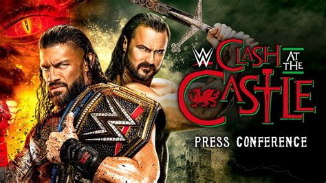 WWE Clash At The Castle 2022 Press Conference YouTube