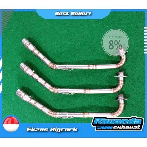 Jual Pipa Knalpot Underbone Step Standar Leher Knalpot Underbone Step