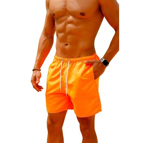 Short Tactel Masculino Surf Praia Liso Promo O Oferta Mauricinho