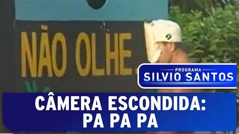 Videos Engra Ados Pegadinha Silvio Santos N O Olhe Pa Pa Pa